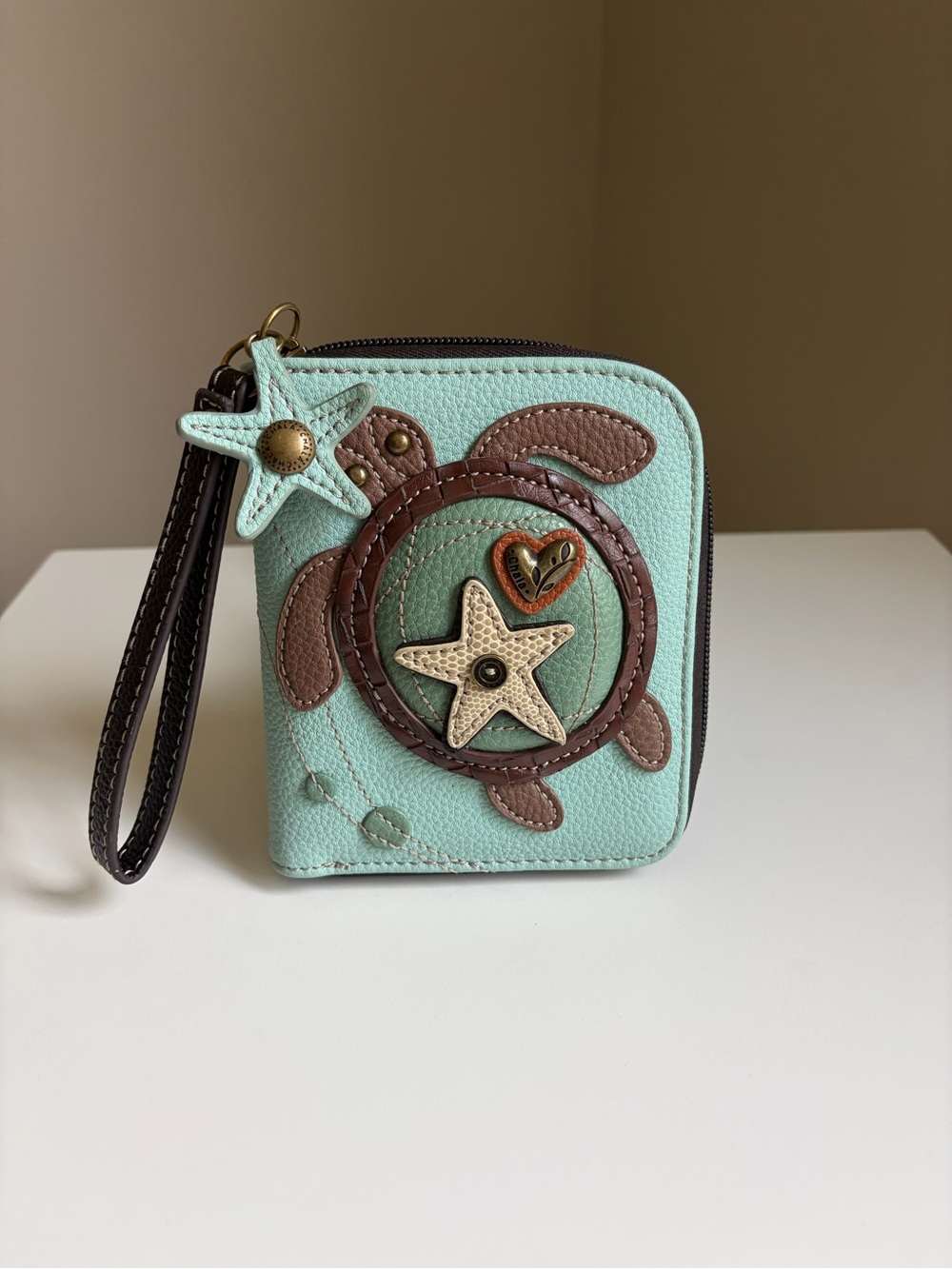 Chala Turtle Zip Around Wallet